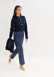 Maglione polo con percentuale di lana, bonprix