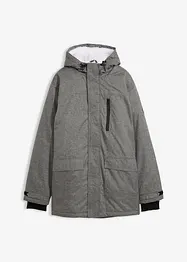 Parka tecnico impermeabile con pile teddy, bonprix