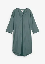 Abito tunica in misto viscosa con effetto operato, bonprix