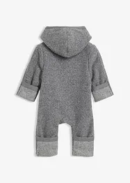 Tuta in simil lana con cappuccio, bonprix