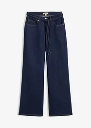 Jeans wide leg, vita media, bonprix