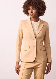 Blazer in jersey di cotone, bonprix