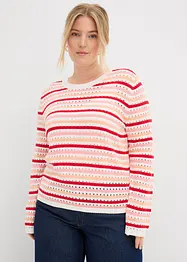 Maglione traforato, bonprix