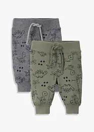 Pantaloni di jersey in cotone biologico (pacco da 2), bonprix