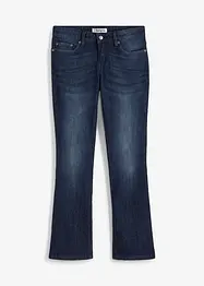 Jeans bootcut elasticizzati, vita media, bonprix