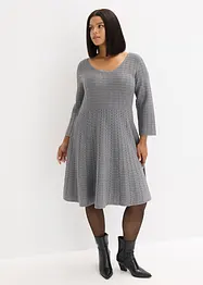 Abito in maglia di misto viscosa fluente, bonprix
