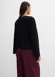 Maglia a coste a maniche lunghe, bonprix