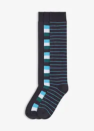 Calzettoni termici con interno in spugna morbida e cotone biologico (pacco da 3 paia), bonprix