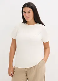 Maglia con perle, bonprix