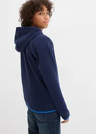 Giacca in pile con dettagli a contrasto, bonprix