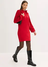 Abito in maglia con fiocco in misto viscosa morbido, bonprix