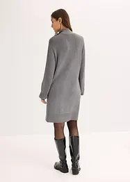 Abito in maglia con fiocco in misto viscosa morbido, bonprix