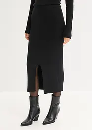 Gonna in filato fine di misto viscosa morbido, bonprix