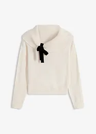 Maglione oversize con spalle scoperte, bonprix