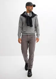 Maglione in filato fine di misto lana, bonprix