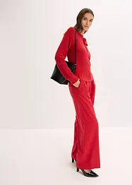 Maglione in filato grosso con laccetto, bonprix