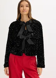 Giacca corta con paillettes, bonprix
