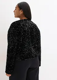 Giacca corta con paillettes, bonprix