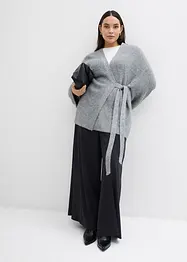 Cardigan oversize incrociato, bonprix