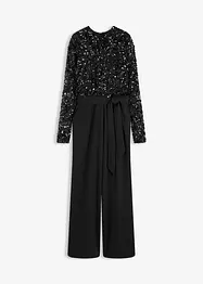 Tuta elegante con paillettes, bonprix