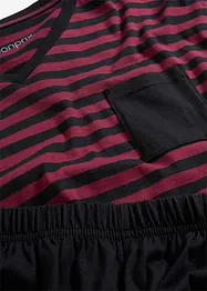 Pigiama a maniche lunghe in puro cotone, bonprix