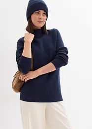 Maglione con collo dritto, bonprix