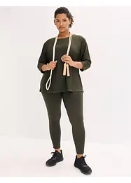 Leggings termici con dettagli riflettenti e tasca per il cellulare, bonprix