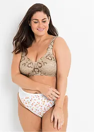 Reggiseno contenitivo senza ferretto con spalline imbottite, bonprix