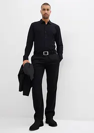 Camicia super elasticizzata in piquet di cotone, slim fit, bonprix