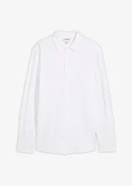 Camicia super elasticizzata in piquet di cotone, slim fit, bonprix
