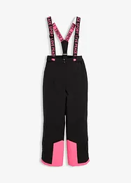 Pantaloni da neve impermeabili con bretelle staccabili, bonprix