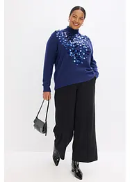Maglione con paillettes, bonprix