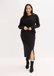 Gonna in filato fine di misto viscosa morbido, bonprix