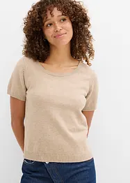 Maglione a maniche corte, bonprix