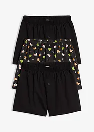 Boxer larghi in puro cotone (pacco da 3), bonprix