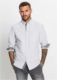 Camicia Oxford a maniche lunghe in puro cotone, bonprix