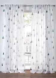 Tenda trasparente con abeti (pacco da 1), bonprix