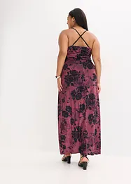 Abito lungo in velluto cangiante, bonprix