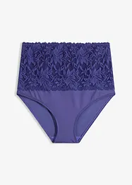Panty a vita alta con pizzo delicato, bonprix