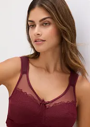 Reggiseno contenitivo senza ferretto con spalline imbottite, bonprix