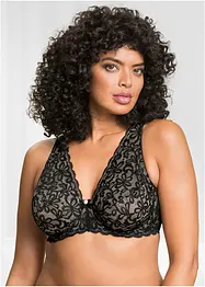 Reggiseno con ferretto e pizzo delicato, bonprix