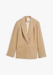 Blazer in misto lana a spina di pesce, bonprix