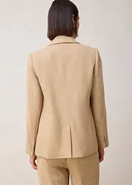 Blazer in misto lana a spina di pesce, bonprix