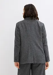 Blazer in misto lana a spina di pesce, bonprix