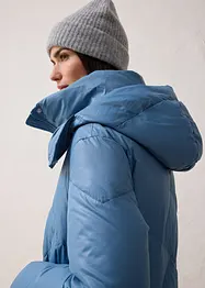 Piumino lungo idrorepellente con piume riciclate, bonprix