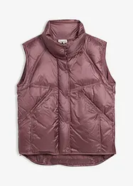 Gilet trapuntato con piume riciclate, bonprix