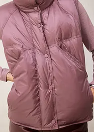 Gilet trapuntato con piume riciclate, bonprix