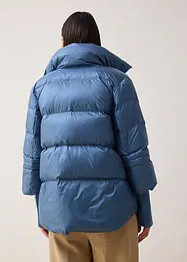 Piumino con piume riciclate e maniche di maglia, bonprix