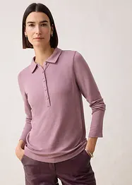 Polo con percentuale di lana, bonprix