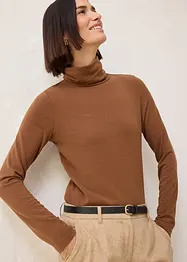 Maglia dolcevita in misto lana, bonprix